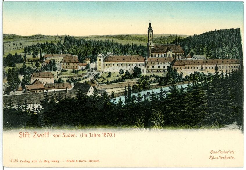 Postkarte Stift Zwettl