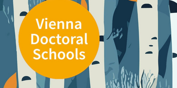 Gelber Button mit Aufschrift Vienna Doctoral School