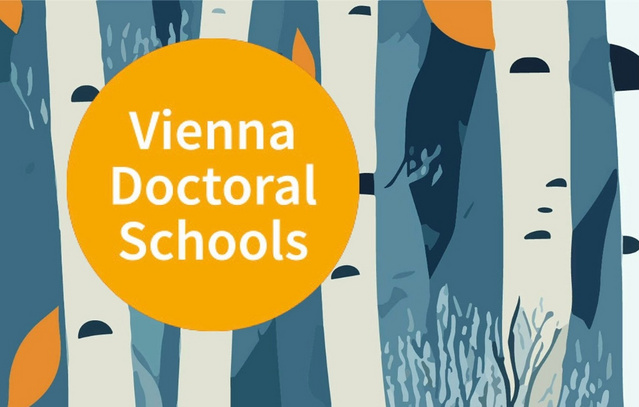 Gelber Button mit Aufschrift Vienna Doctoral School